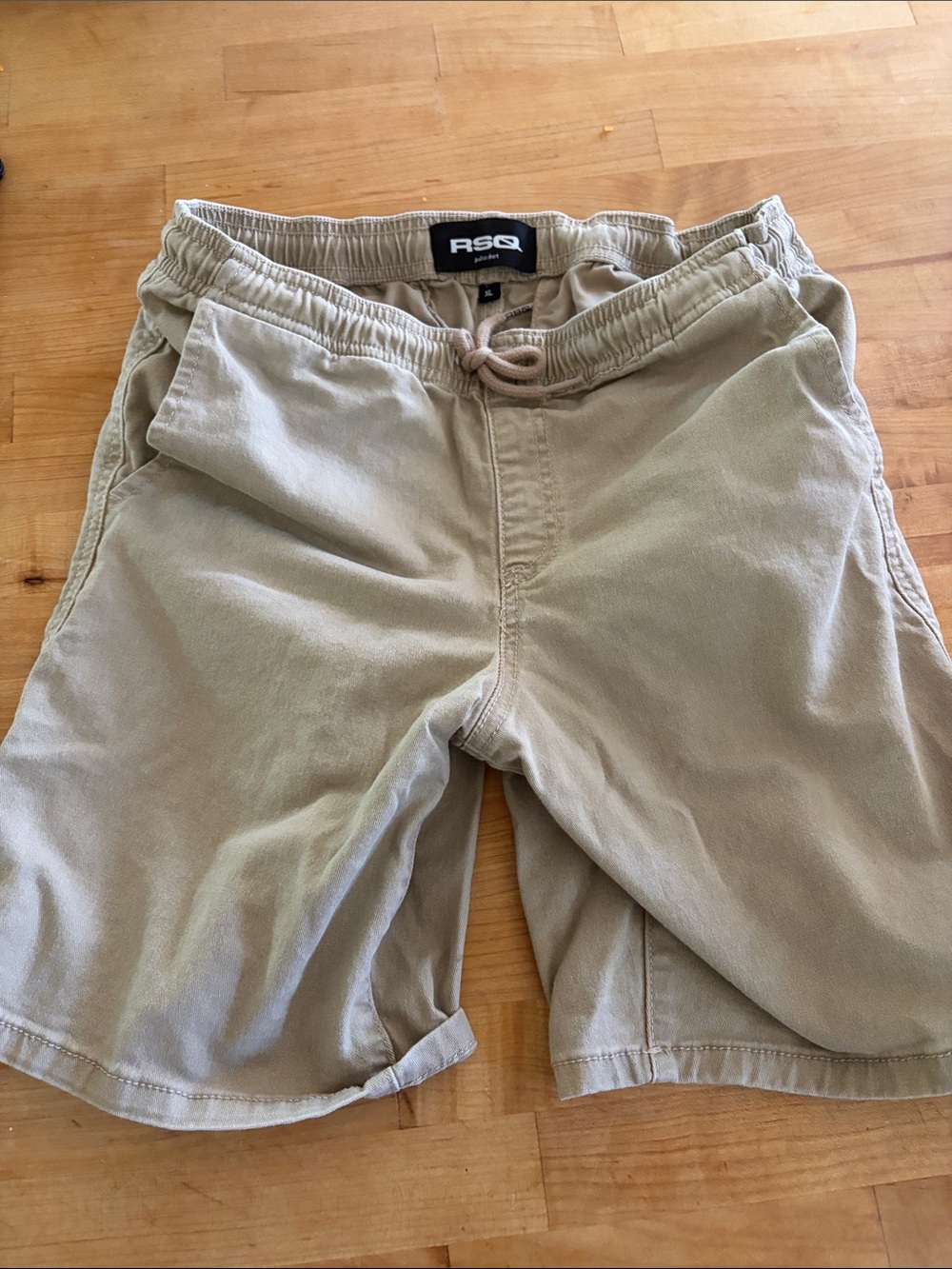 RSQ Men's Drawstring Hybrid Shorts in Tan